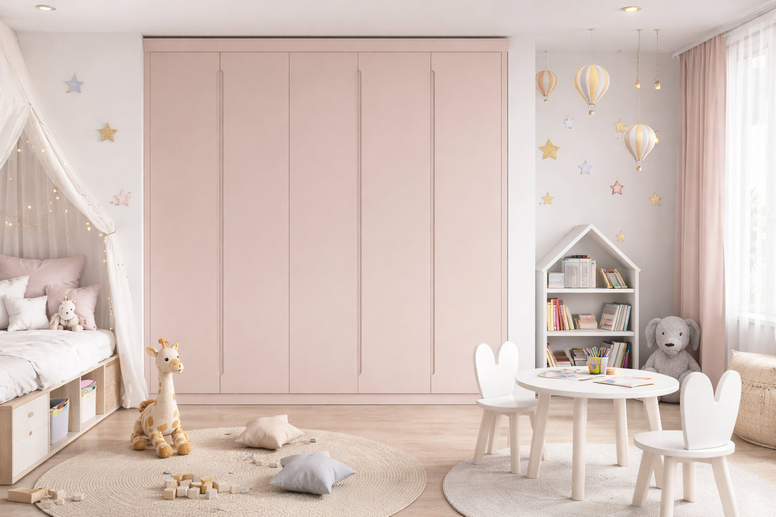 Bedroom storage example