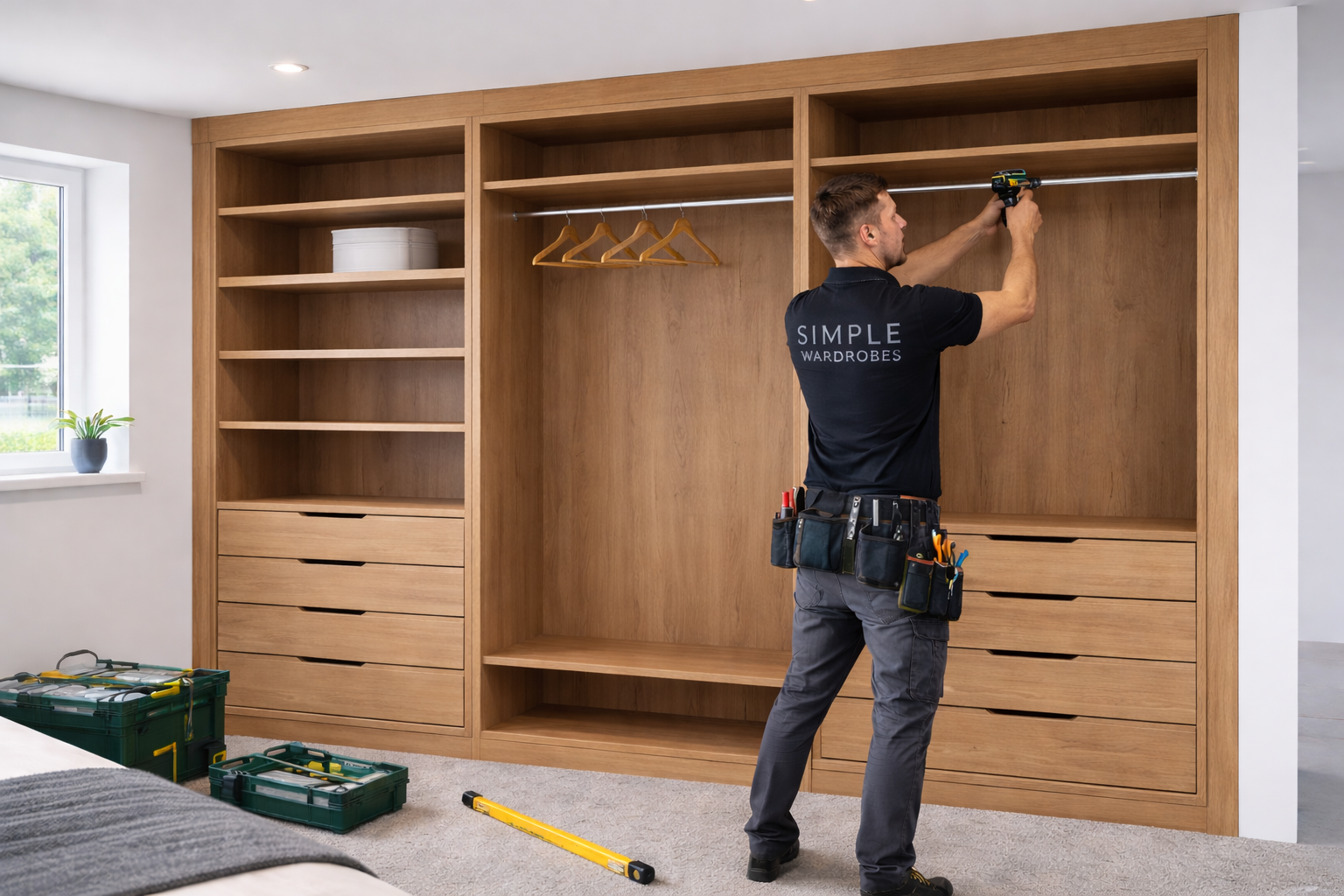 Wardrobe installation