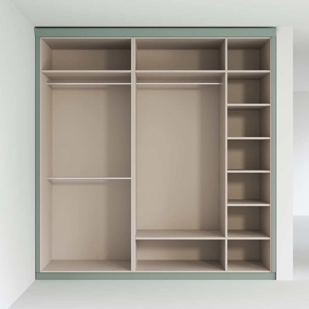 Layout style 2 wardrobe interior Belfast