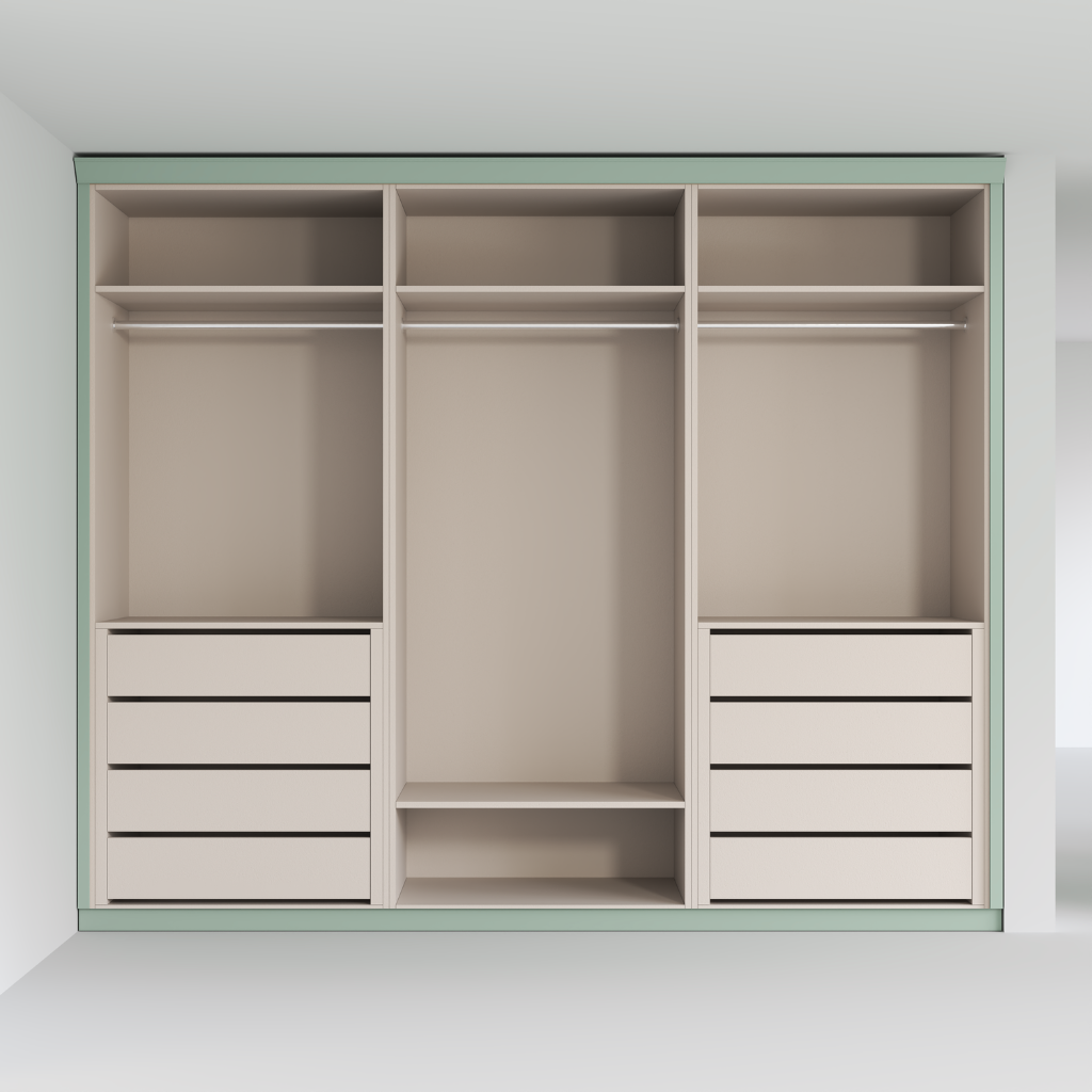 Wardrobe layout style 6 Belfast